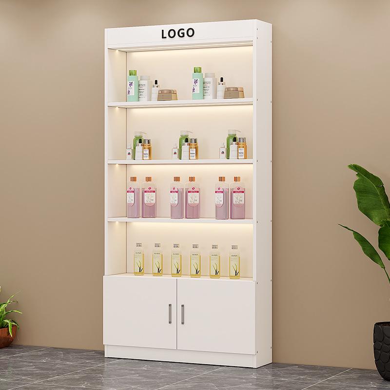 Illuminated Beauty Product Display & Storage Cabinet