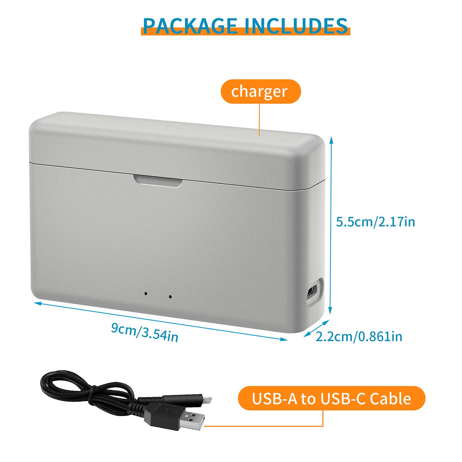 

Efficient Battery Charging Dock For 360Ace/AcePro Camera Battery for Filmmakers With USB Power Supply And LED Display 1