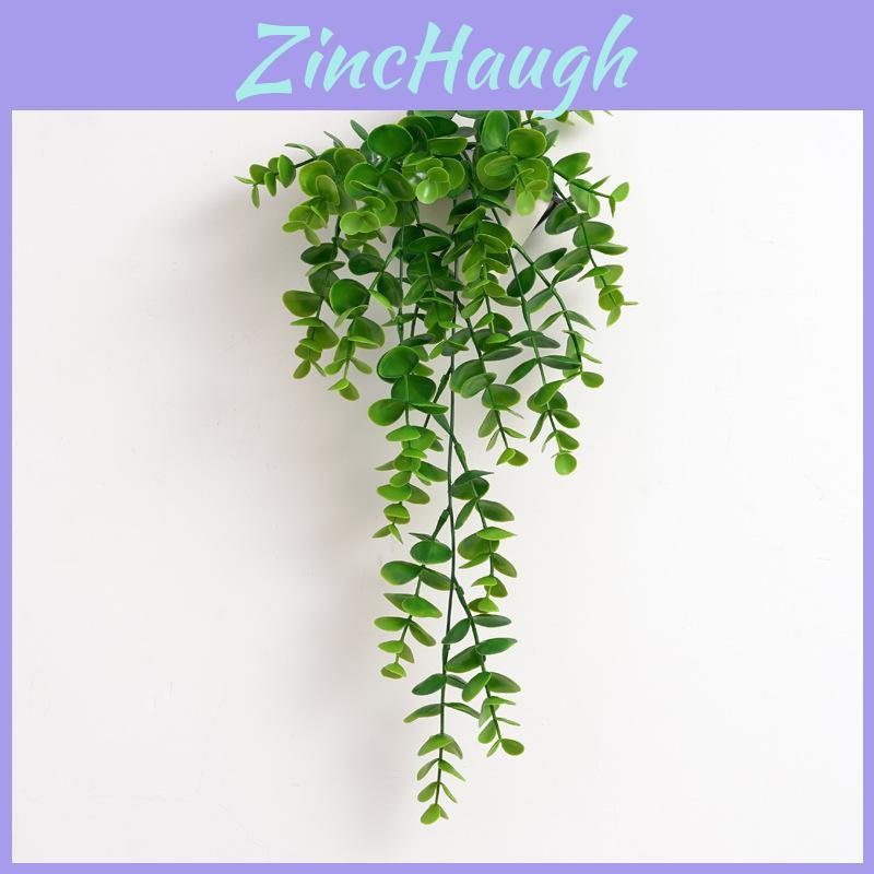 Artificial Plant Wall Hanging With 25 Eucalyptus Citriodora Leaves For Home Decor And Photography Props