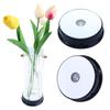 DIY Gift Showing Black Colorful LED Ornament Display Stand Luminous Base Crystal Light Base