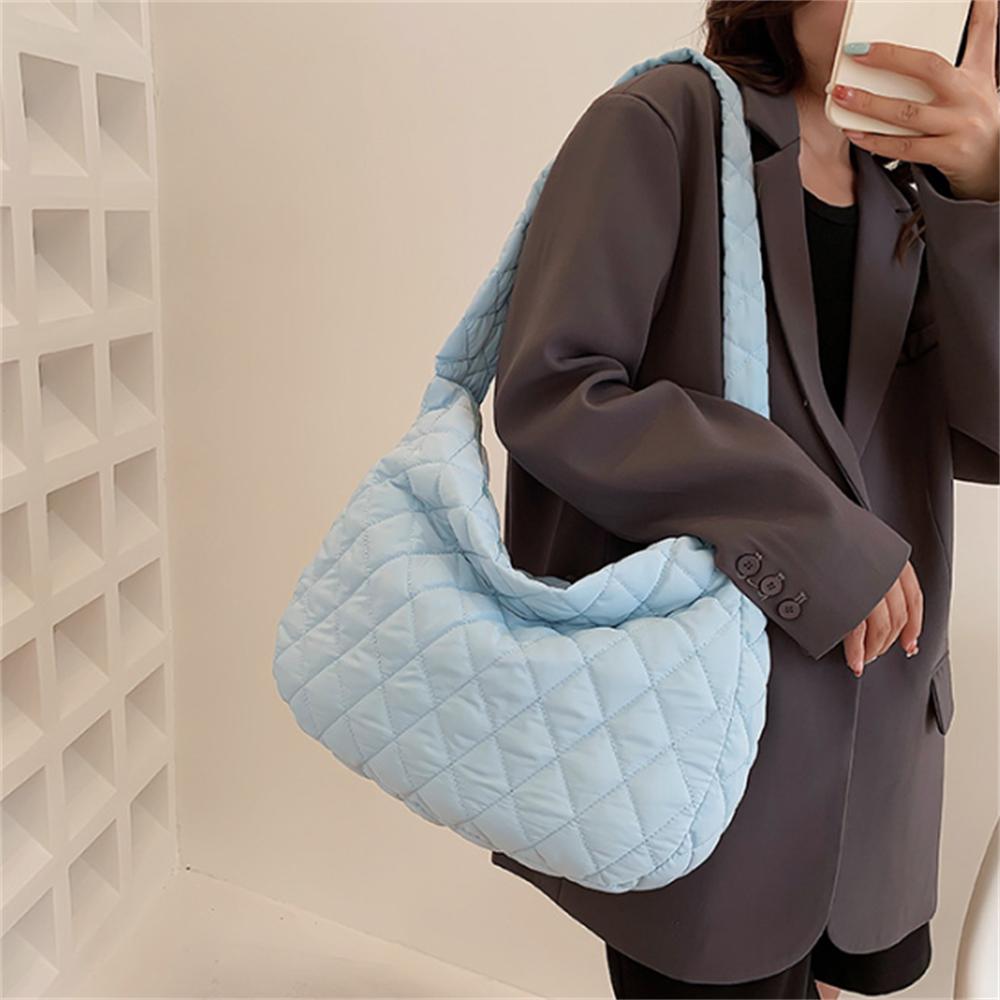 Autumn and Winter Bag Cloud Fold Large Bag Women's Casual Personality Lightweight Large-capacity Dumpling Bag Messenger Bag