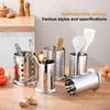 Stainless Steel Cutlery Holder Chopstick Storage Holder Organizer Container Drainer Spoon Fork Chopsticks Kitchen Storage Basket