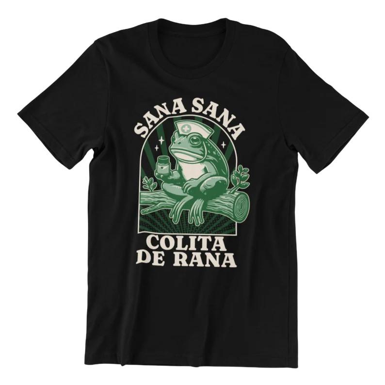 Sana Sana Colita De Rana T-shirt, Sana Sana T-shirt, Mexican Mom Gift, Funny Tee XL