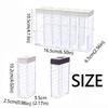 6Pcs/Set 6-in-1 Spices Container Set Double Opening Cover Plastic Seasoning Storage Box Portable with Lid Spice Canister Set
