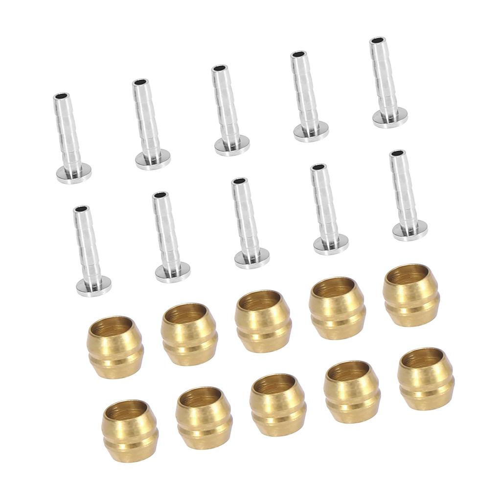 BULLSPANN Bicycle Brake Olive and Brass Connection Insert Kit for
