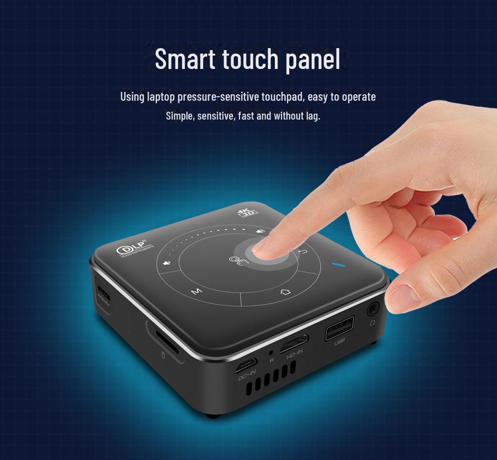 Warranty-Backed 3D 4K Mini Smart Projector with 16GB