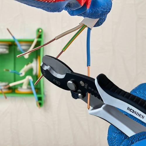 BOOSDEN Cable Cutter, Wire Cutter, Handy Cable Cutter for Aluminum, Copper, and Wiring, Compact and Multi-Function