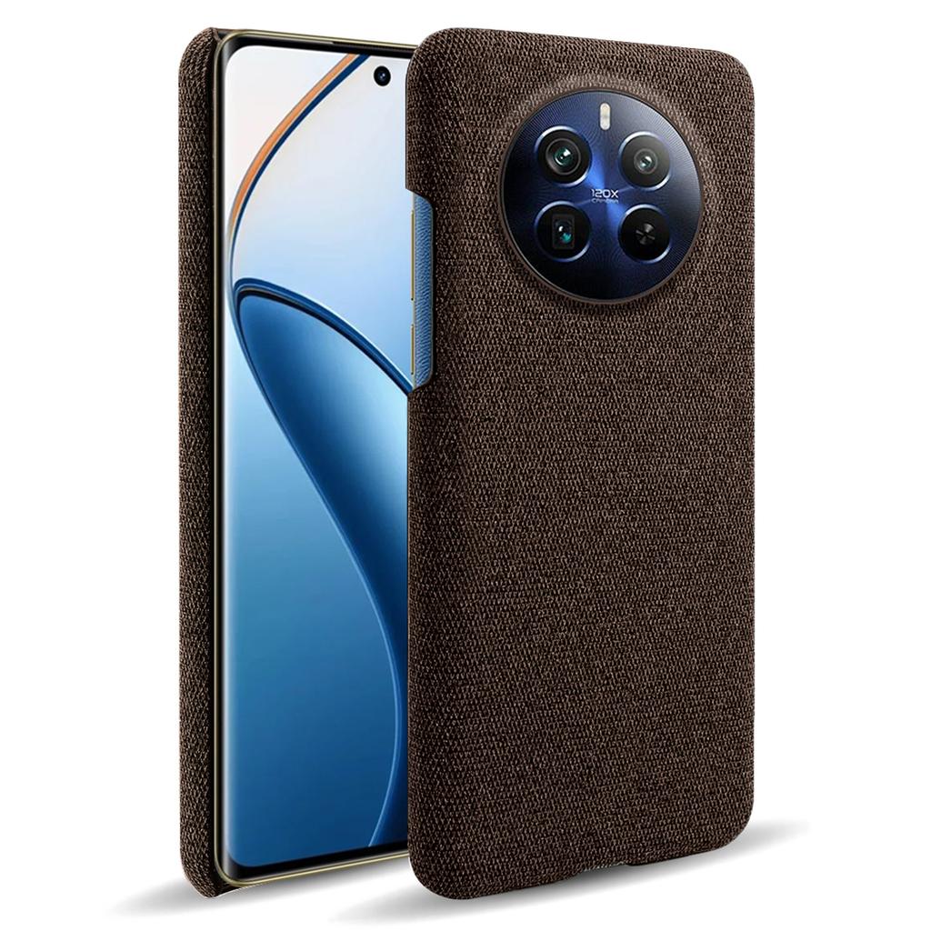 Für Realme 12 Pro 5G/12 Pro+ 5G Hülle Kratzfester PC+Stoff Smartphone Rückseitenschutz