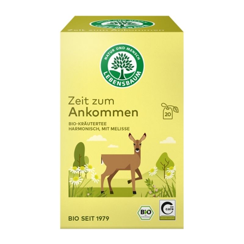 Lebensbaum Harmony Lemon Balm Herbal Tea 20 Tea Bags