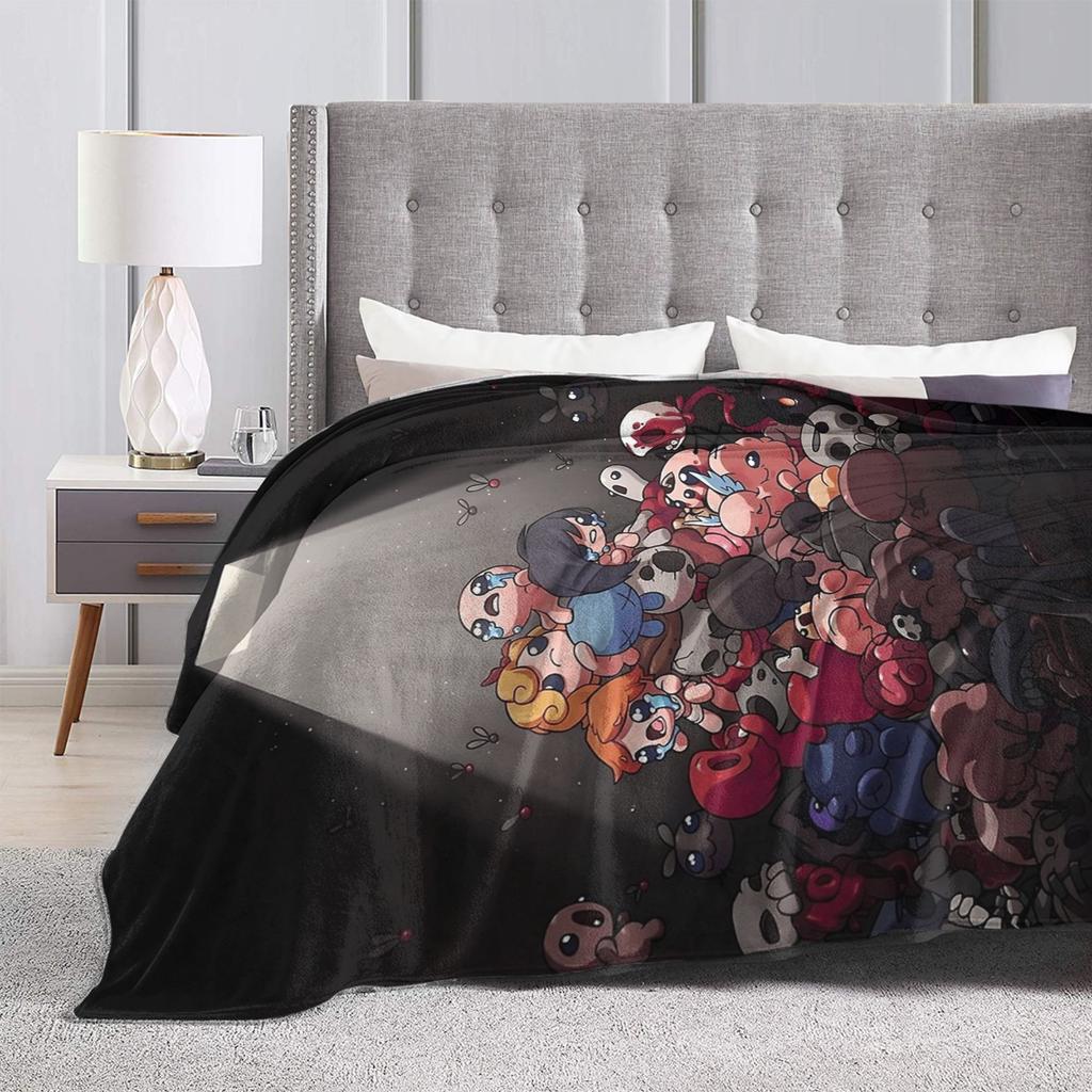 The Binding of Isaac Flannel Blankets Winter Warm Soft Bedding Throws for Children Outdoor Print Bedspread Sofa Bed Cover