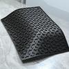 Silicone Coffee Maker Mat Countertop Bar Spill Mats Bar Service Mat Dish Glass Drying Mat For Barista Cocktail Bartender Black