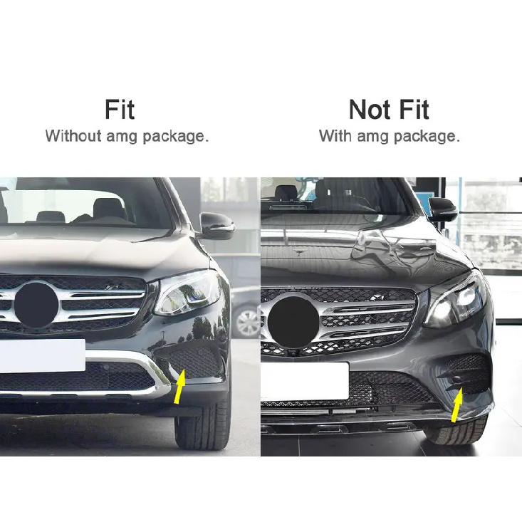 2538850122 253885022 Für Benz GLC300 W253 2016- Linke Rechte Seite Frontstoßstange Kühlergrill Nebelscheinwerferabdeckung Autozubehör Paar
