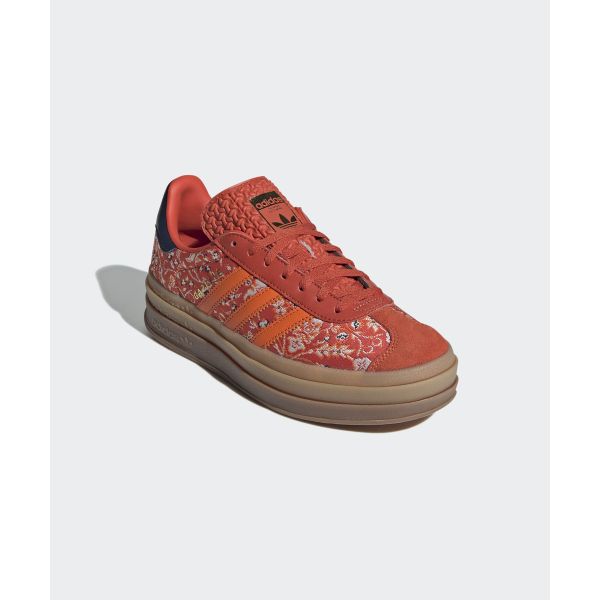 adidas  Gazelle Bold Ornate Preloved Red Women Sneakers Orange Night-Indigo ID1425