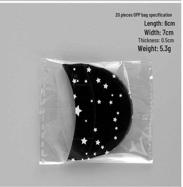 Black Eyeshadow Patches - 50 Non-Woven Makeup Eye Pads for Isolation and Beauty.