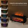 USB Simulated Fireplace Flame Humidifier & Night Light for Home & Bedroom