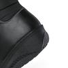 Winter Women Snow Boots Mid Calf Concise Padded Cotton Down Patchwork Leather Shoes Sewing Warm Plush Black Red Waterproof Boots