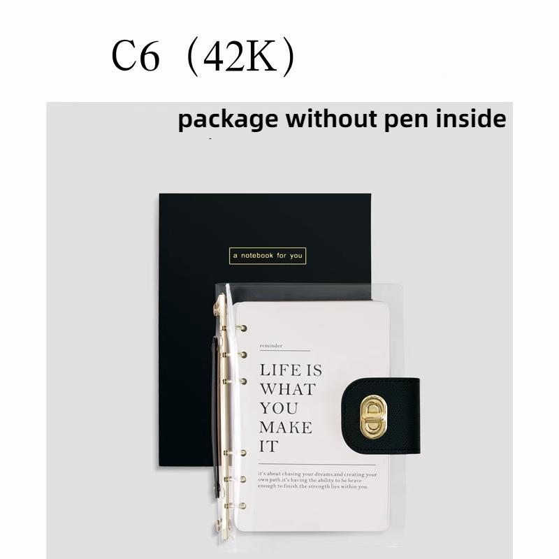 A5 High Quality Loose-leaf Business Office Notebook Support  Binder Journal Diary Planner Notepad School Stationery