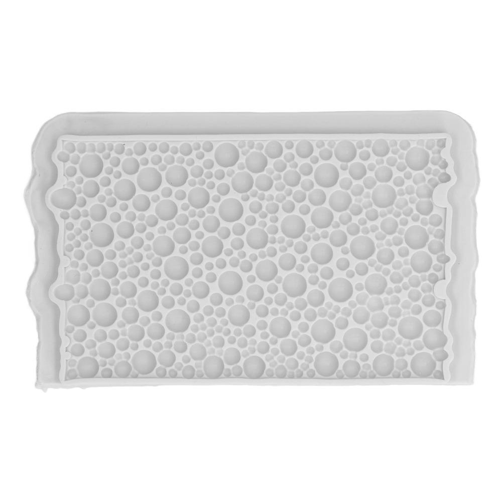Perlmutt-Textur Kuchenrandform Silikon-Kuchenverzierungswerkzeug Wiederverwendbare Silikonform Kunst