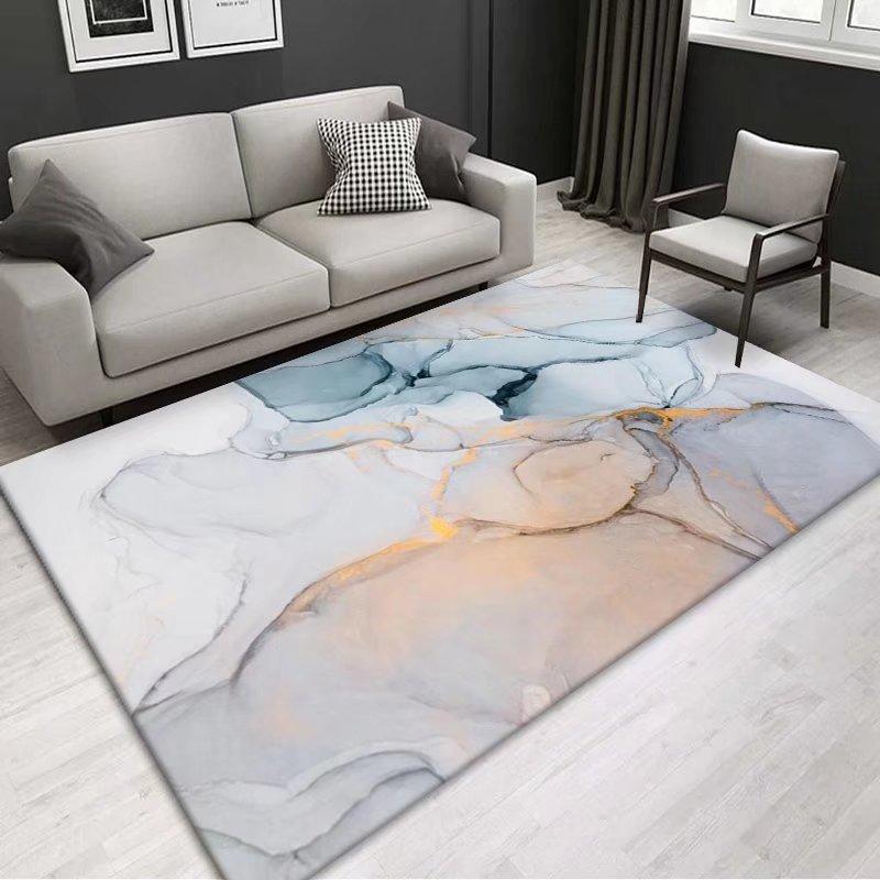 Living Room Carpet Nordic Coffee Table Sofa Ink Painting Artistic Conception Home Bedroom Bedside Carpet