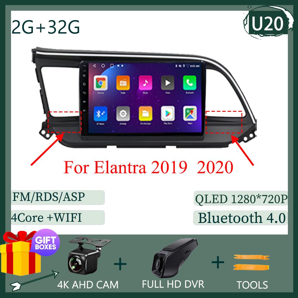 Carplay Android 14 Car Android For Hyundai Elantra 6 2015- 2020 Car Multimedia Player Touch Screen GPS Navigation No 2din DVD