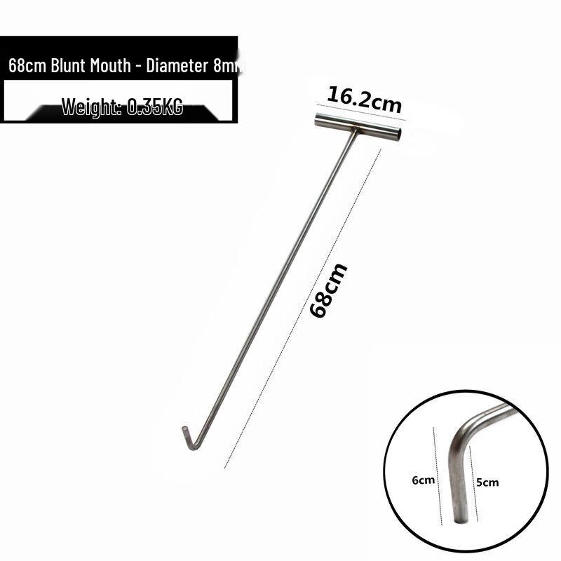 Stainless Steel Manhole Lifting Hook