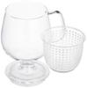KINTO UNITEA Unimug, 450ml, Clear, Heat-Resistant Glass, 22912