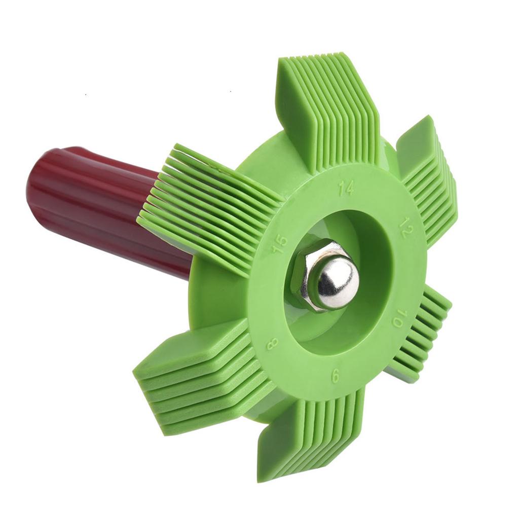 6Pcs Air Conditioner Fin Comb Cleaner Kit Coil Cleaning Brush Fin Combs Condenser Straightener Evaporator Comb Repair