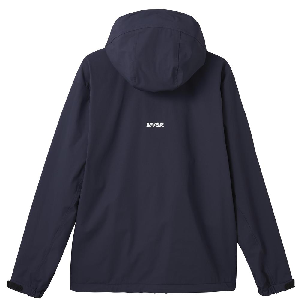 Windbreaker Descente HEATNAVI Nylon Full Zip Hoodie Water Repellent Training NV [Move Sports]