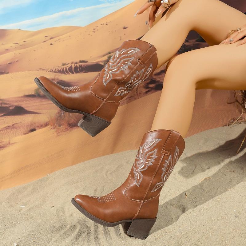 Fashion New Winter Classic Luxury Boots for Woman Real Suede Pointy Toe Wedges Heels Ankle Boots Simple Comfortable Cowboy Boots Female