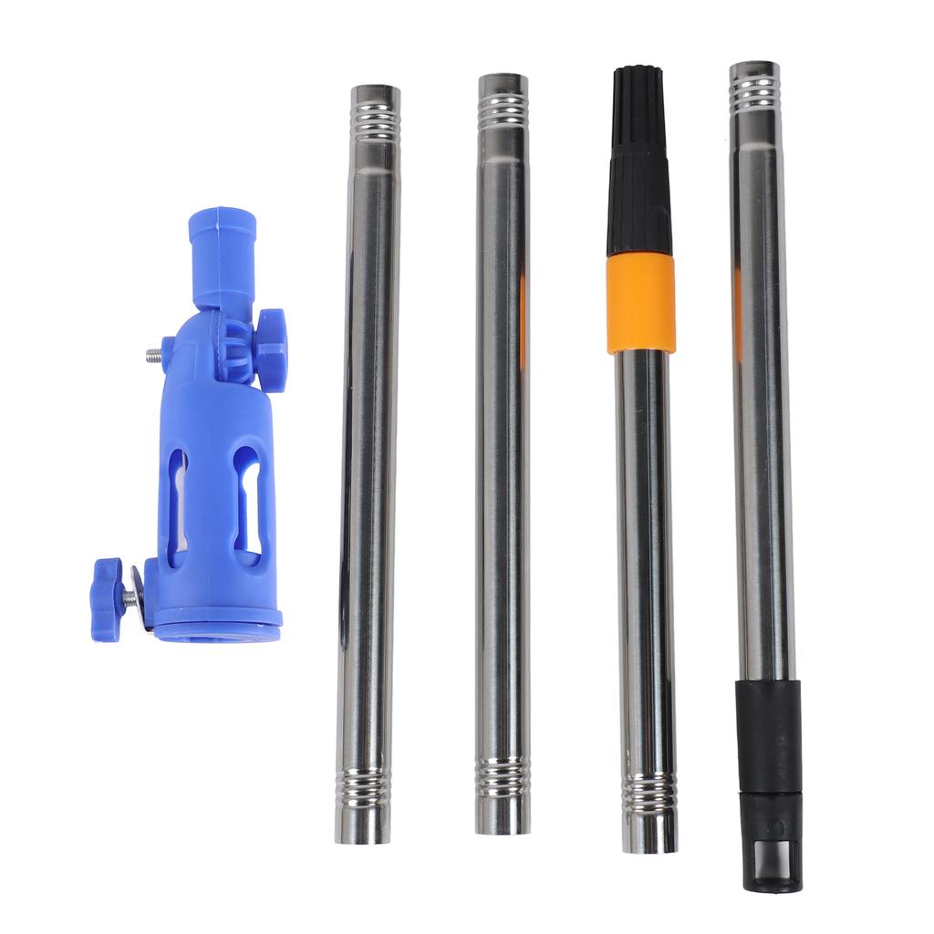 Pinselverlängerung aus Edelstahl und Kunststoff, 180° drehbar, Verlängerungsstange für Farbroller und Pinsel an Ecken und Kanten