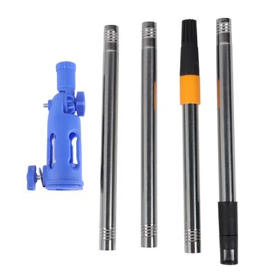 Nástavec na malířský štětec Nerezová ocel Plast 180stupňový otočný Prodlužovací tyč pro váleček a štětec pro rohové hrany