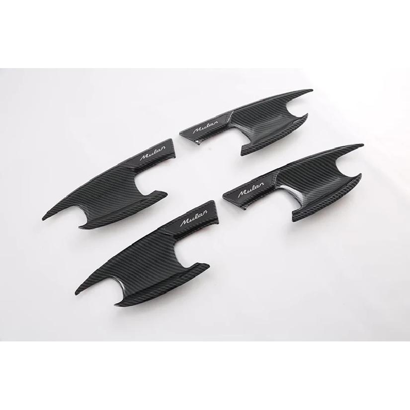 For MG 4 MG4 EV Mulan   2024 Car Accessories ABS Door Handle Bowl Cover Cup Cavity Trim ert Catch Molding Garnish