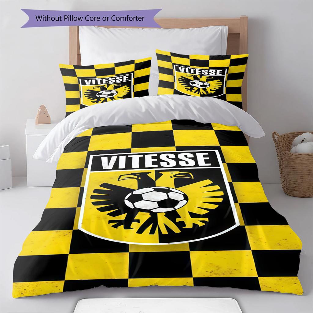 SBV Vitesse Pattern Bedding Quilt Set Quilt Cover Pillowcase Home Decoration Birthday Gift (1 * Duvet Cover + 2 * Pillowcase, Without Core)