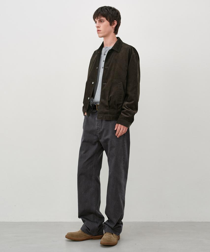 INSILENCE Corduroy Trucker Jacket Brown