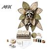 Complete Naaisets met Instructies Grote Strik Patchwork DIY Set, Stof Boerderij Voorkant Retro Stijl Decoraties Deur Dier Knutselset voor