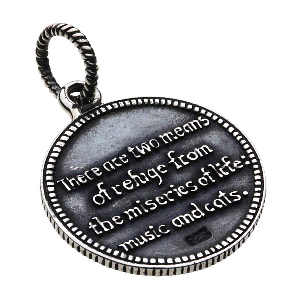 [Cenote] Cat Coin Pendant [Silver 925 Accessory] p0680