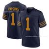 Mens NFL Micah Parsons Green Jersey Rugby Football Fan Apparel Premium Breathable Athletic Top