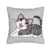 C-Chis S-Sweet H-Home Cat Pillow Cover Comfy Cushion Cover Morden Pillow Case For Sofa Couch Bed Living Room