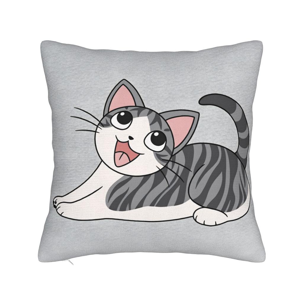 C-Chis S-Sweet H-Home Cat Pillow Cover Comfy Cushion Cover Morden Pillow Case For Sofa Couch Bed Living Room