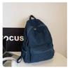 Schoolbag1011 New denim simple backpack male retro Japanese ins student class schoolbag Korean casual backpack male