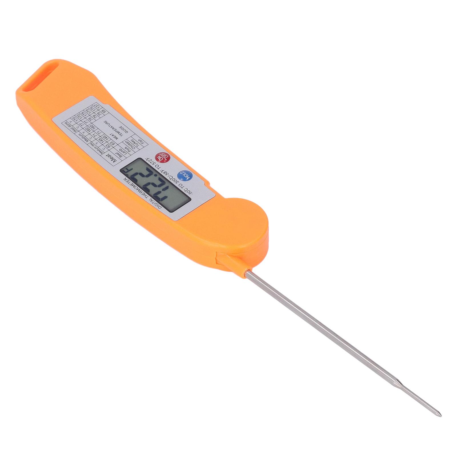 Цифровой электронный пищевой термометр складной интеллектуальный термометр прямого считывания для приготовления пищи