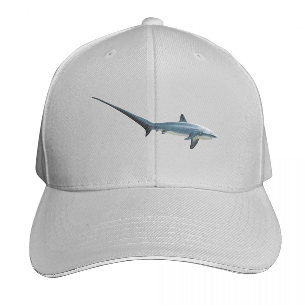 Thresher Shark Baseball Cap Streetwear Hip Hop Trendy Vintage Retro Embroidered Lightweight Packable