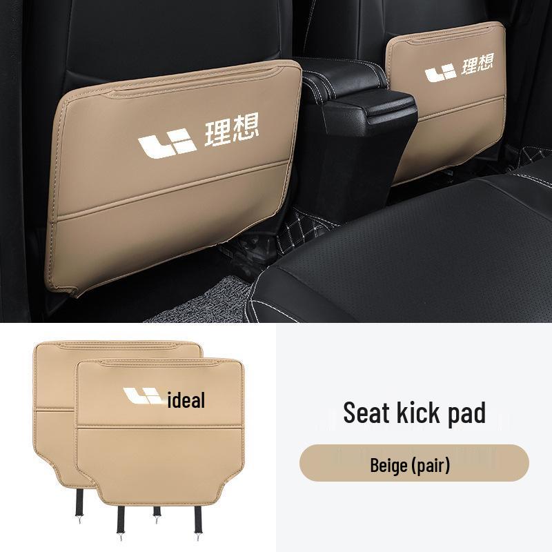 Kick-Proof Rear Seat Mats for Ideal L9/L8/L7 & Ideal ONE Car Interiors