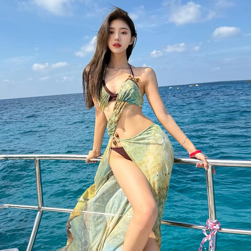 

Spicy Girl Tie-Dye Bikini Cover-Up Dress Set Small (recommended 78-90 jin)