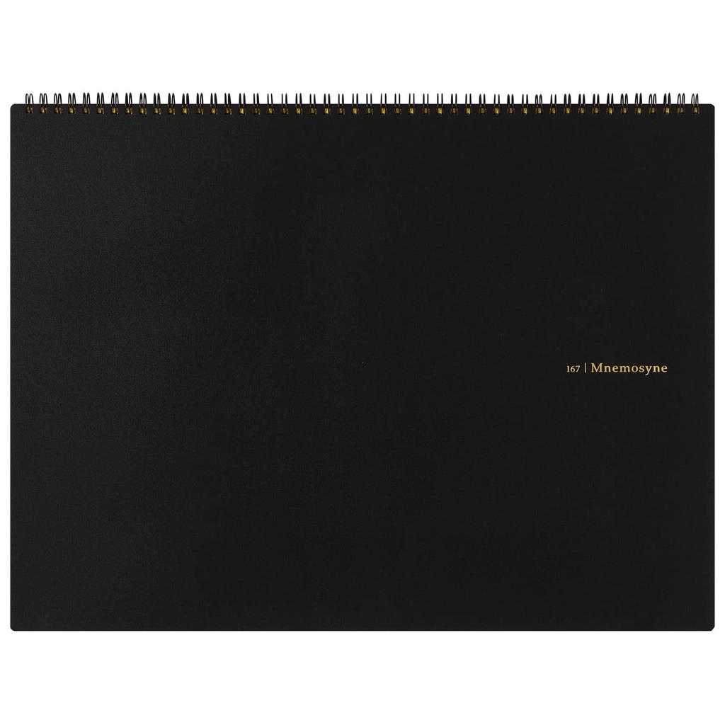 Maruman Mnemosyne A3 Made in Black N167 Grid-ruled Notebook, Japan,