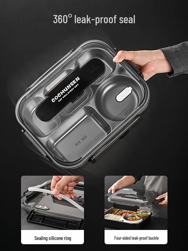 ZISIZ 316 Stainless Steel Lunch Box