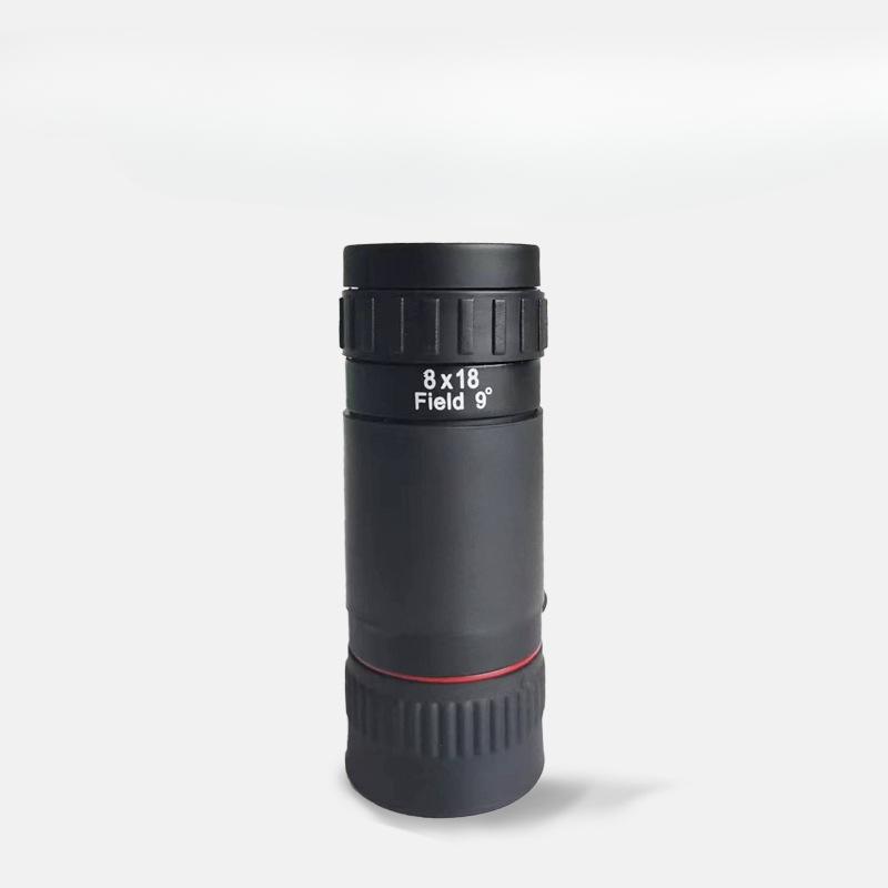 Nuovo Monoculare 8x18 HD Alta Potenza Bicolore Telescopio da Esterno Mini Telescopio Portatile All'Ingrosso