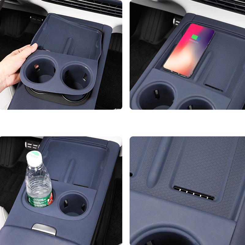 For Xpeng G6 Xiaopeng G6 2023 2024 2025 2026 Central Control Wireless Charging Pad Water Cup Pad Integrated Protective Pad