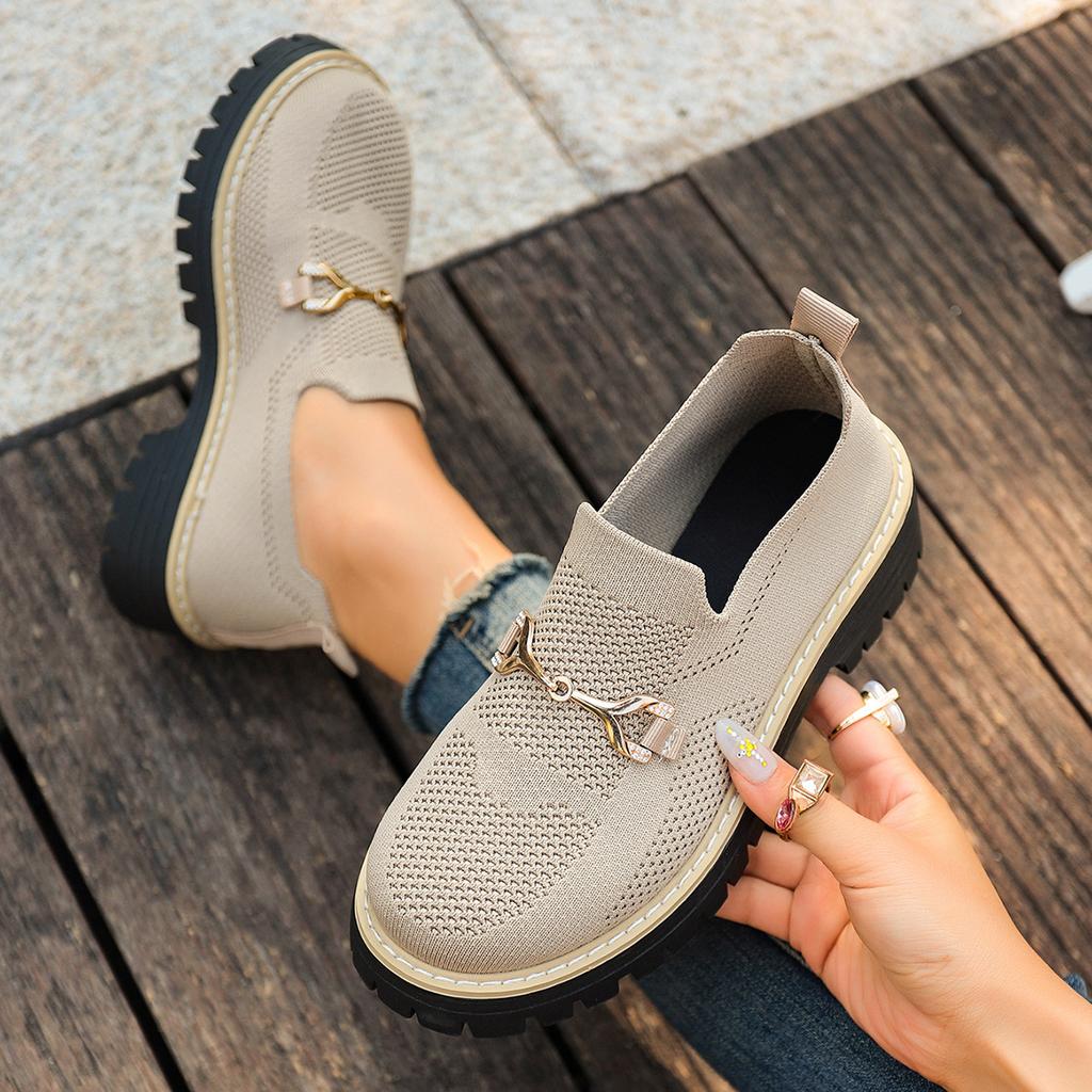 Women's single shoe mouth cloth new light four seasons large size sports shoes single shoes women's size fashion