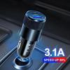 USB-Autoladegerät Schnellladung 3.0 USB Typ C Schnelles Laden Handy-Adapter Zigarettenanzünder-Ladegerät Für iPad iPhone Samsung